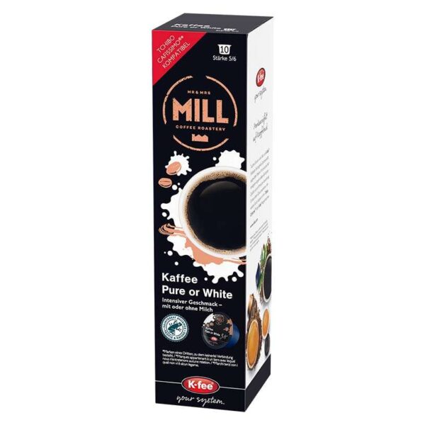 K-fee Kaffeekapseln Mr & Mrs Mill kaffee-pure-or-white (10 Kaffee Pure or White Kapseln)